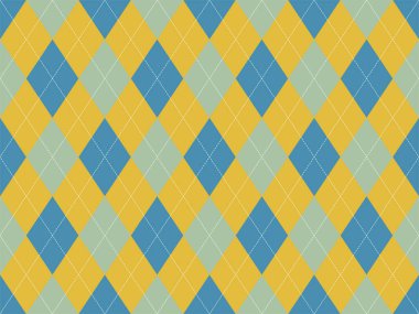 Argyle deseni kusursuz. Kumaş dokusu arka planı. Klasik argill vektör süslemesi.