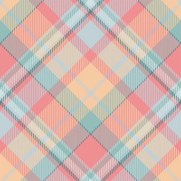 Tartan Scotland Seamless Plaid Pattern Vector Retro Background Fabric Vintage — Stock Vector