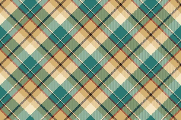 Vecteur Motif Carreaux Écossais Tartan Sans Couture Tissu Fond Rétro — Image vectorielle