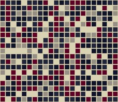 Renkli mozaik. Renkli bir geçmiş. Soyut, pürüzsüz desen. Vektör illüstrasyonu. 