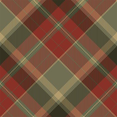 Tartan İskoçya kusursuz ekose desenli taşıyıcı. Retro arkaplan kumaşı. Tekstil baskısı, ambalaj kağıdı, hediye kartı, duvar kağıdı düz tasarım için klasik denetim renk kare geometrik dokusu.