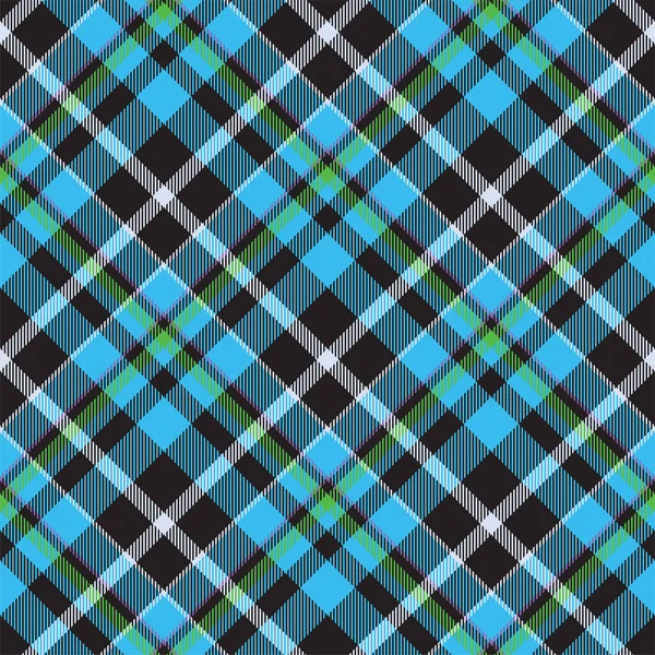 Tartan Scotland Nahtlos Karierte Muster Vektor Retro Hintergrund Stoff Vintage — Stockvektor