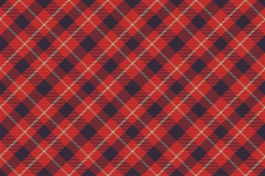 Ekose desenli. Kumaş dokusunu kontrol et. Çizgili kare arka plan. Vektör tekstil tasarımı tartan.