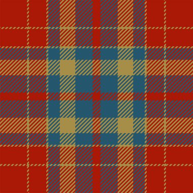 Ekose desenli. Kumaş dokusunu kontrol et. Çizgili kare arka plan. Vektör tekstil tartan tasarımı.