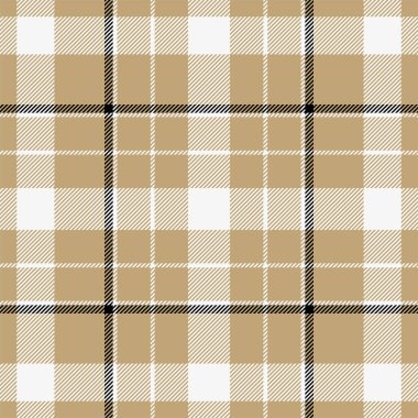 Ekose desenli. Kumaş dokusunu kontrol et. Çizgili kare arka plan. Vektör tekstil tartan tasarımı.