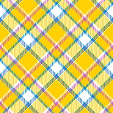 Tartan İskoçya kusursuz ekose desenli taşıyıcı. Retro arkaplan kumaşı. Tekstil baskısı, ambalaj kağıdı, hediye kartı, duvar kağıdı düz tasarım için klasik denetim renk kare geometrik dokusu.