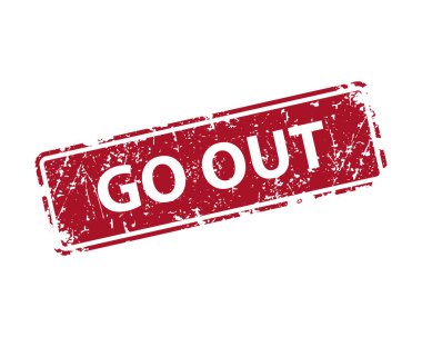 Pul vektör dokusunu çıkar. Lastik klişe damga. İşaret, etiket, etiket için web ya da yazdırma tasarımı ögesi