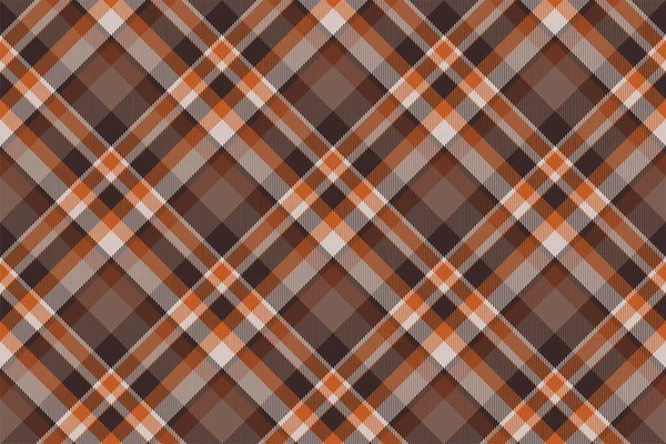 Vecteur Motif Carreaux Écossais Tartan Sans Couture Tissu Fond Rétro — Image vectorielle