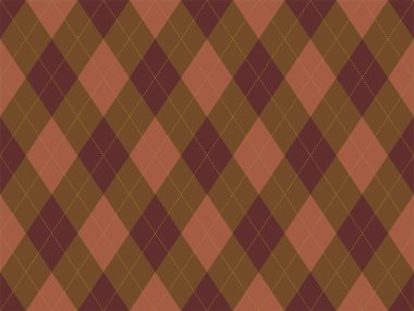 Argyle deseni kusursuz. Kumaş dokusu arka planı. Klasik argill vektör süslemesi.
