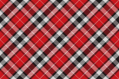 Ekose desenli. Kumaş dokusunu kontrol et. Çizgili kare arka plan. Vektör tekstil tasarımı tartan.