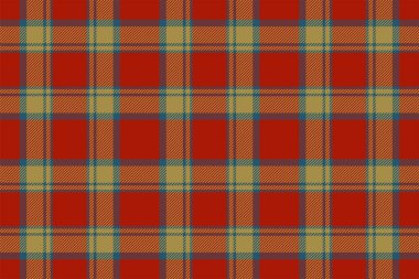 Ekose desenli. Kumaş dokusunu kontrol et. Çizgili kare arka plan. Vektör tekstil tasarımı. Tartan arkaplanı.