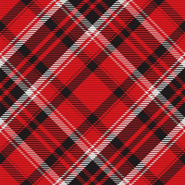 Karomuster Nahtlos Textur Prüfen Streifen Quadratischen Hintergrund Vektor Textildesign Tartan — Stockvektor