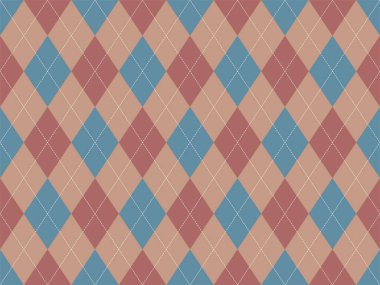 Argyle deseni kusursuz. Kumaş dokusu arka planı. Klasik argill vektör süslemesi.