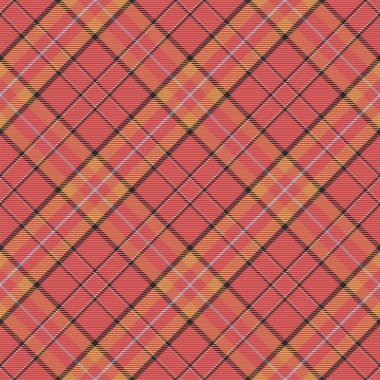 Ekose desenli. Kumaş dokusunu kontrol et. Çizgili kare arka plan. Vektör tekstil tasarımı tartan.