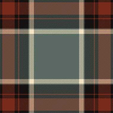 Ekose desenli. Kumaş dokusunu kontrol et. Çizgili kare arka plan. Vektör tekstil tartan tasarımı.