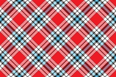 Ekose desenli. Kumaş dokusunu kontrol et. Çizgili kare arka plan. Vektör tekstil tasarımı tartan