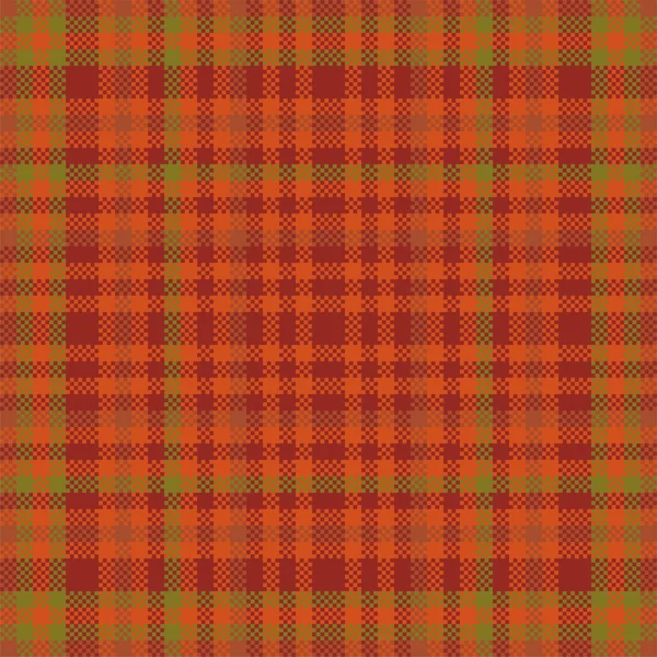 Modèle Carreaux Tartan Sans Couture Imprimer Texture Tissu Vérifier Fond — Image vectorielle