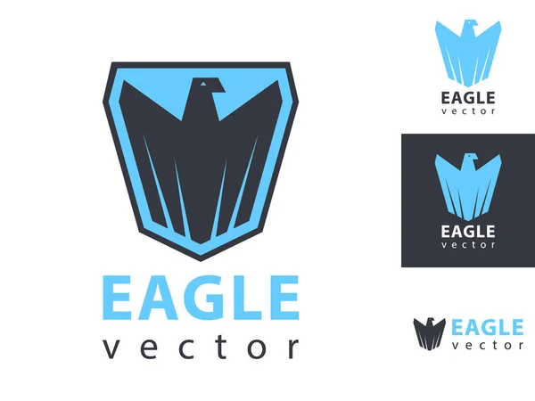 Örnens Logotyp Vektor Eagle Scout Bricka Ikon — Stock vektor