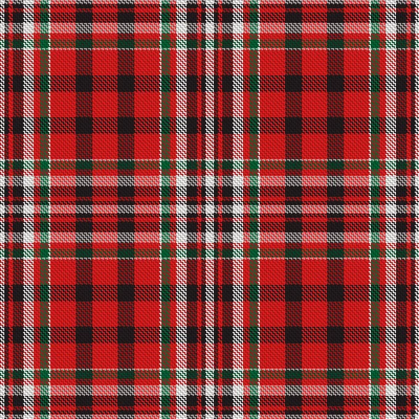 Karomuster Nahtlos Textur Prüfen Streifen Quadratischen Hintergrund Vektor Textildesign Tartan — Stockvektor