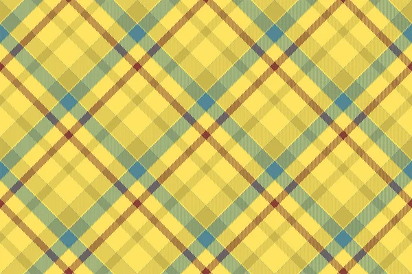 Tartan Scotland Seamless Plaid Pattern Vector Retro Background Fabric Vintage — Stock Vector