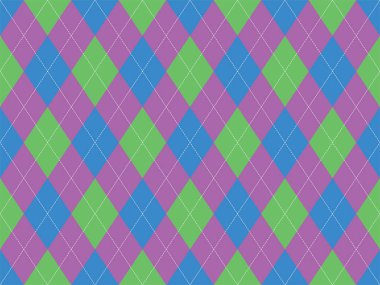 Argyle deseni kusursuz. Kumaş dokusu arka planı. Klasik argill vektör süslemesi.