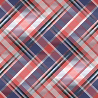 Ekose desenli. Kumaş dokusunu kontrol et. Çizgili kare arka plan. Vektör tekstil tasarımı tartan.