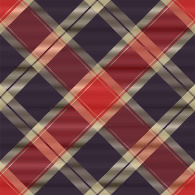 Ekose desenli. Kumaş dokusunu kontrol et. Çizgili kare arka plan. Vektör tekstil tasarımı tartan.