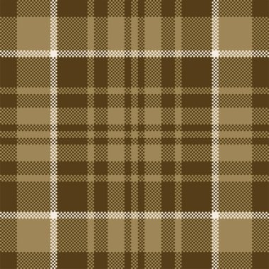 Piksel arkaplan vektör tasarımı. Modern, pürüzsüz desenli ekose. Kare kumaş. Tartan İskoç tekstili. Güzellik rengi süsleri..