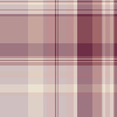 Leylak ve kremin tonlarında zarif ekoseli bir arka plan. Tekstil tasarımı için çok yönlü desen, web grafikleri, ya da projenize ince, karmaşık bir dokunuş eklemek.