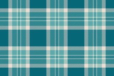 Şehvetli, tartan desenli, hücre arka planı kontrollü. 70 'lerin kumaş desenli açık renkli ekose ve cyan renk paleti.
