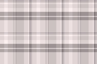 Modern desenli ekose vektör, İtalyan kumaşı arkaplanı pürüzsüz. Yastık kontrolü tekstil kumaşı beyaz ve gri renk paleti.