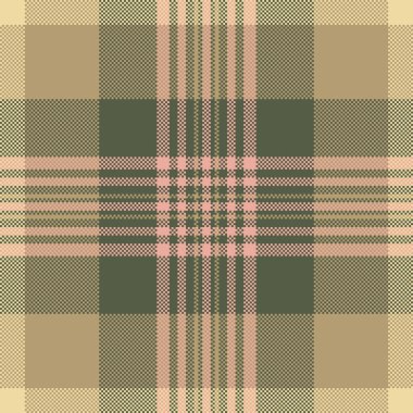 Klasik ekose desenli. Toprak renkleri sıcaklık yaratır. Tekstil, geçmiş ya da nostaljik tasarımlar için ideal. Zamansız, çok yönlü bir doku..
