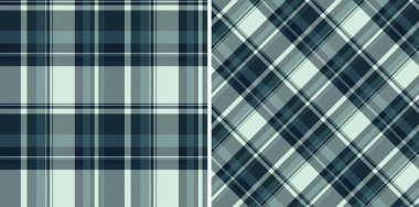 Ekose kumaşlı, vektör tartan kontrolünün kusursuz arka plan modeli. Gece renklerinde ayarlanmış. Modern moda günlük baskı tasarım fikirleri.