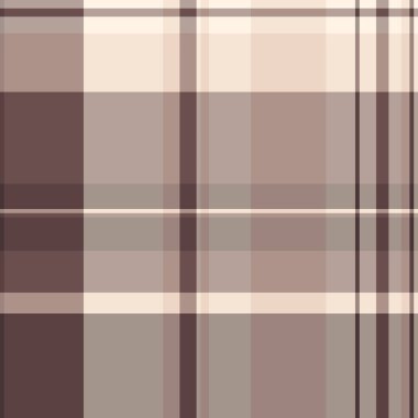 Uyumlu bej kahverengi ekose arka plan. Klasik bir şablon sıcaklığı, düzeni, geleneği çağrıştırır. Tekstil, tasarım ve grafik projeleri için ideal.