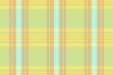 Sarı, yeşil, mavi ve turuncu çizgilerle kesişen neşeli pastel ekose desenli. Özgeçmiş, tekstil, tasarım projeleri veya dekoratif dokular için çok yönlü.