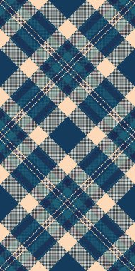 Çapraz arkaplan dokusu, ağ kontrolleri kusursuz vektör. Yumuşak tartan desenli ekose kumaş ve şeftali rengi palet.