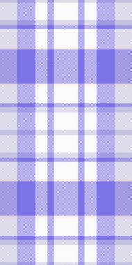 El yapımı vektör ekoseli, ana kumaş dikişsiz tartan. Beyaz ve çivit renk paletinde görkemli arka plan tekstil dokusu denetimi.