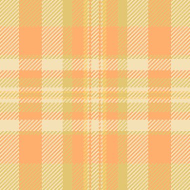 Yumuşak ekose desenli sessiz portakallar, sarılar ve kremler. Klasik tekstil tasarımı arka plan, giysi ya da rahat, rahatlatıcı bir doku için idealdir..