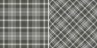 Tarafsız tonlarda zarif ekose desenler, tekstil, arka plan ya da şenlikli tasarımlar için mükemmel. Kusursuz, çok yönlü, klasik ve yüksek kalite..