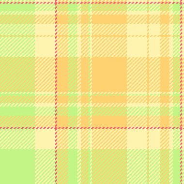 Kültürel ekosesiz vektör, grafik arkaplan kumaşı. Damask desenli tartan desen kontrolü sarı ve kehribar rengi paleti.