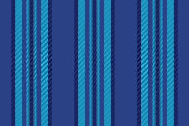 Gancy çizgisi dikey tekstil, sanatsal kumaş çizgileri deseni. Fnique arkaplan dokusu vektörü mavi ve parlak renk paletinde pürüzsüz.