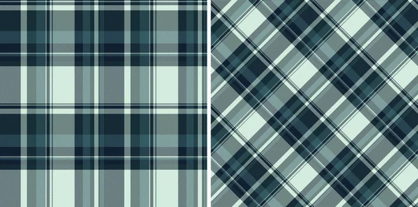 Ekose kumaşlı, vektör tartan kontrolünün kusursuz arka plan modeli. Gece renklerinde ayarlanmış. Modern moda günlük baskı tasarım fikirleri.