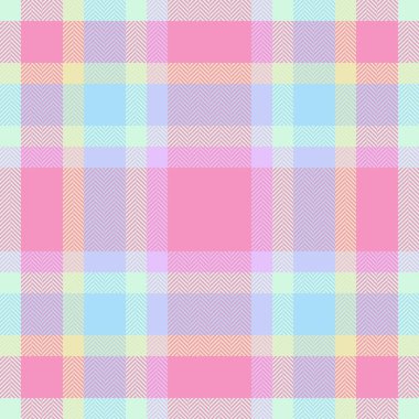 Pastel ekose desenli neşeli bir havası var. Geçmişiniz, tekstil ürünleriniz ya da tasarımlarınıza tuhaf bir cazibe katmak için ideal. Kusursuz ve çok yönlü.