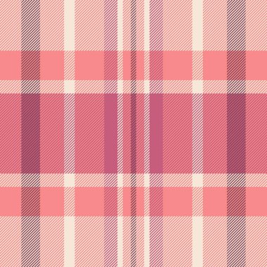 Tatil desenli tekstil kumaş, klasik desenli tartan ekose. Kırmızı ve antika beyaz renk paletinde doğum günü arkaplanı kusursuz vektör kontrolü.