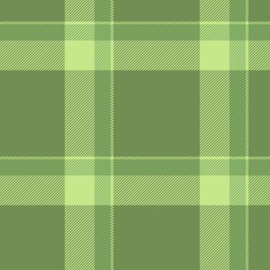 Ekose kumaş arka planı, kusursuz kumaş kontrolü. Yeşil renk paletinde doku tekstil deseni reklamı yapılıyor.