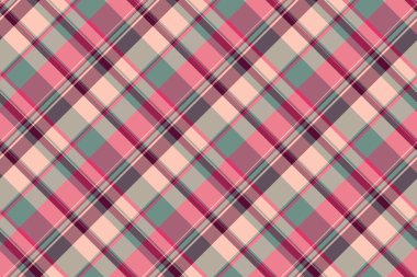 Yetenekli geçmiş taraması, gençlik kumaşı. Kırmızı ve pastel renk paletinde halı dokusu ekosesiz vektör.