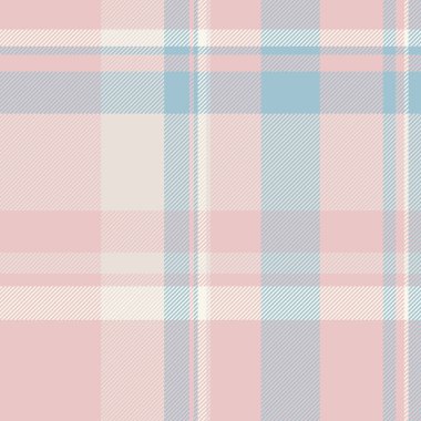 Glen kumaş vektör arkaplan, pürüzsüz tartan tekstil paketleme. Açık ve beyaz renk paletinde Kore desenli ekose denetimi.