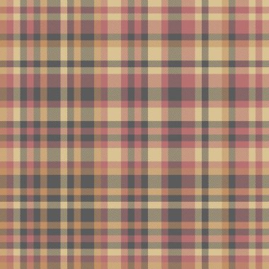 Sessiz toprak tonlarında klasik tartan deseni. Kusursuz ekose tasarım, gelenek ve konforu çağrıştırıyor. Arkaplan, tekstil veya tasarım ögeleri için mükemmel.