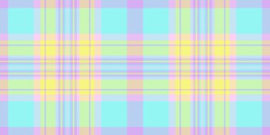Yumuşak pastel ekose. Kesişen çizgilerle parlak ve neşeli bir desen. Sakin bir estetik gerektiren arka plan, tekstil ve yaratıcı projeler için mükemmel..