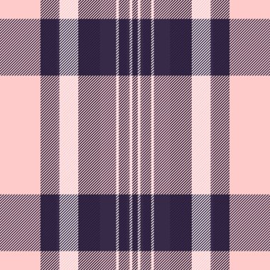 Birincil kumaş vektörü kusursuz, bayan tekstil ekose tartan. Koyu ve açık renk paletinde görkemli desen kontrol arkaplanı.